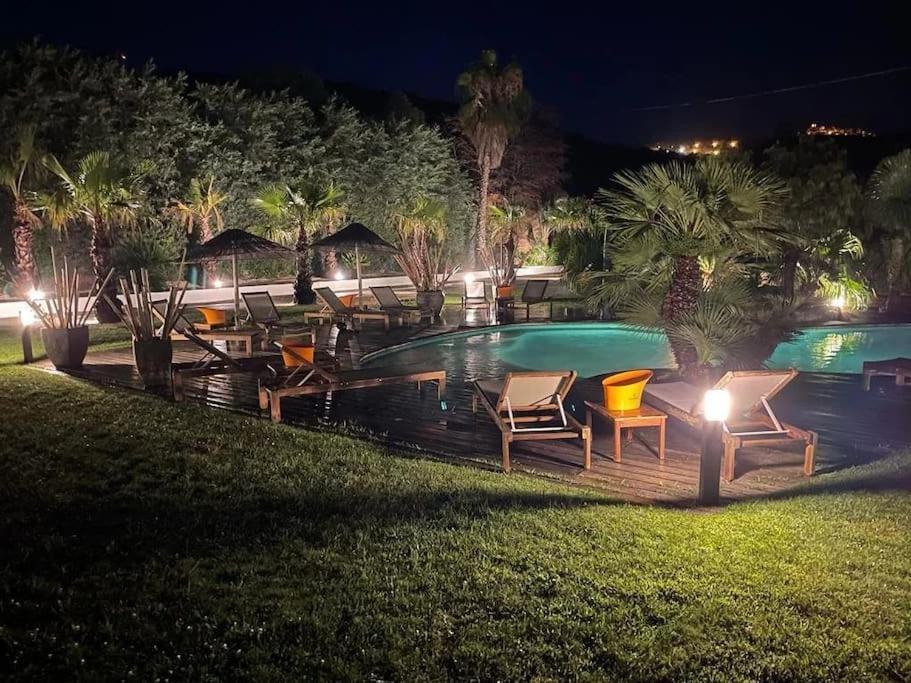 Grande Villa St-Tropez Area Avec Piscine Chauffee Gassin Exterior foto