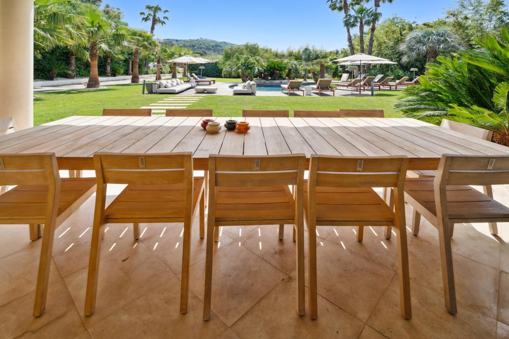 Grande Villa St-Tropez Area Avec Piscine Chauffee Gassin Exterior foto